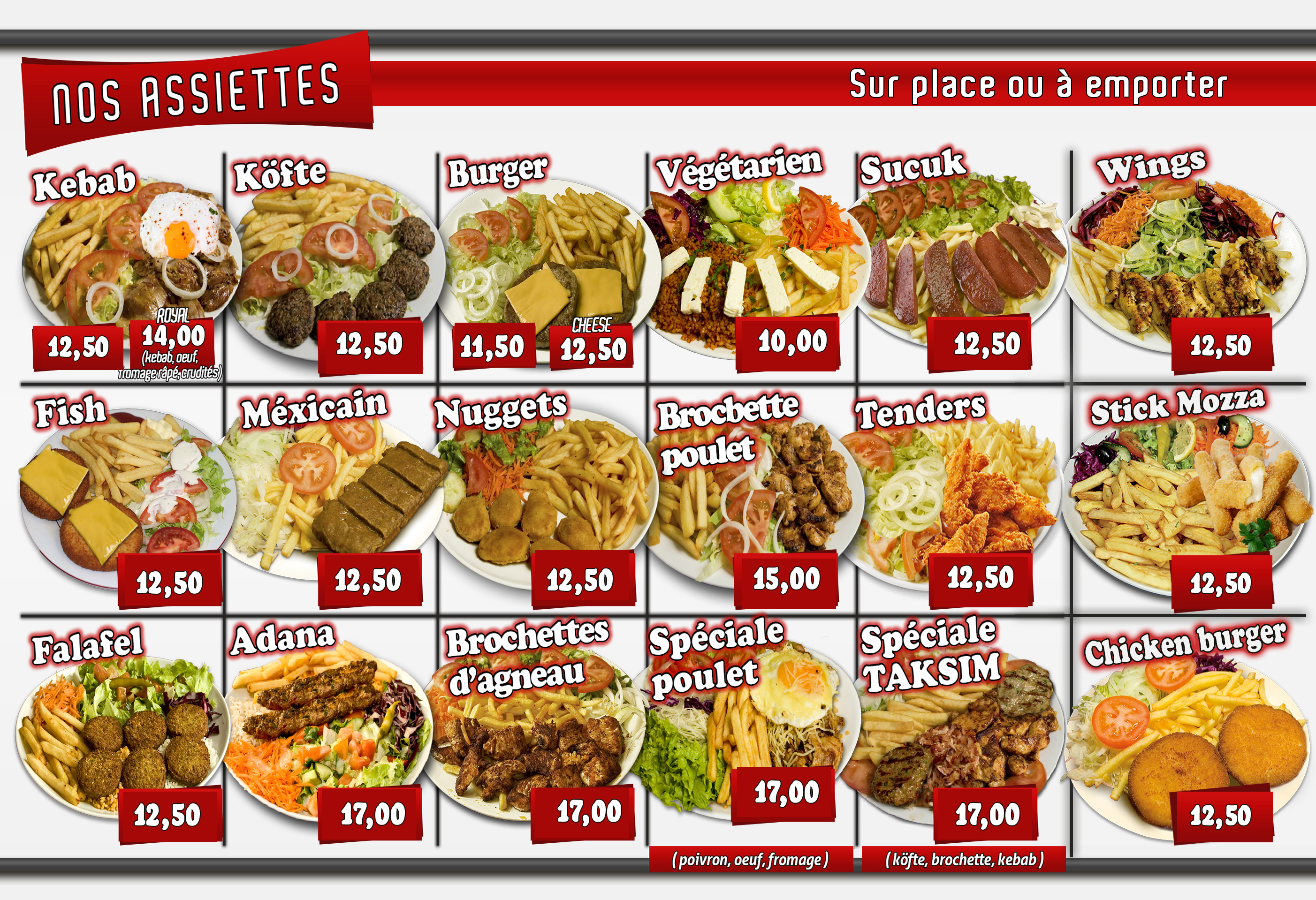 Menu Kebab Taksim - Page 2